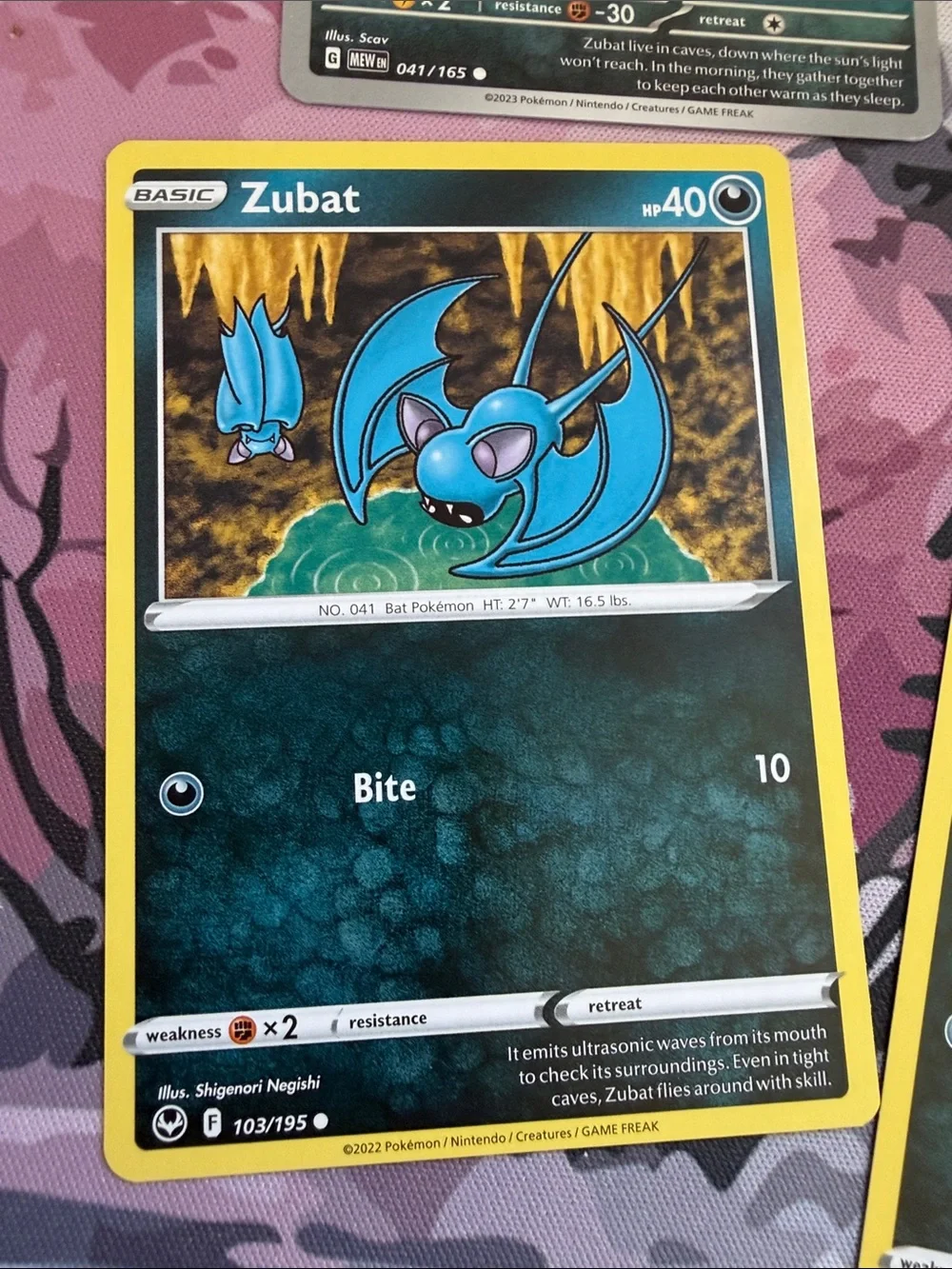 Zubat & Golbat Evolution Lot | Pokémon 151 + Silver Tempest | ✨5/$25✨